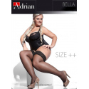 Dámské samodržící punčochy Bella Size++ 15 den bílá - Adrian
