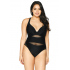 Dámské jednodílné plavky CS001605 Černá - Curvy Kate