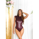 Dámské sexy body Wetlook  B9493 bordó - KouCla