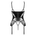 Dámský erotický korzet Leonela corset Černá - BEAUTY NIGHT FASHION