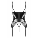 Dámský erotický korzet Leonela corset Černá - BEAUTY NIGHT FASHION