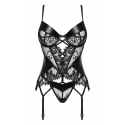 Dámský erotický korzet Leonela corset Černá - BEAUTY NIGHT FASHION