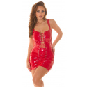 Dámské latexové sexy minišaty K20888 - Koucla