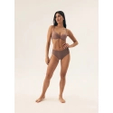 Dámské kalhotky 2 pack Bump1 42853 K001 Hnědá / Béžová- HENDERSON