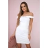 Dámské španělské šaty s volánky 9097 Bílá - K-Fashion
