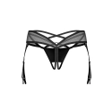Dámská svůdná tanga Dominna černé - Obsessive