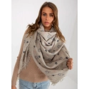 Dámský šátek AT CH 23505 1.55 Šedá vzor - FPrice