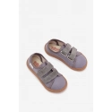 Dětské pantofle Barefoot BF3 Šedé - Milami