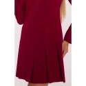 Dámské šaty M872 Bordó - MOE