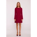 Dámské šaty M872 Bordó - MOE