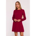 Dámské šaty M872 Bordó - MOE
