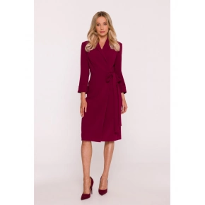 Dámské šaty S415 Bordó - Stylove