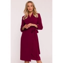 Dámské šaty S415 Bordó - Stylove
