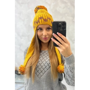 Dámská ušanka Nadia K321 hořčicová - Oliwier