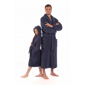 Pánský župan Athena 2116 Tmavě modrá - Vestis