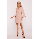 Dámské šaty   M876 béžové - Moe