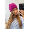 Dámská čepice Rebeka K345 fuchsiová - Oliwier