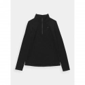 Dámská fleecová mikina W 4FAW23UFLEF031 20S černá - 4F