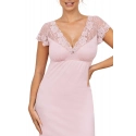 Dámská noční košilka Ismena Pudr růžová - Donna