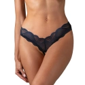 Dámská tanga Nightly Blue Crotchless Thong tm. modré - Obsessive