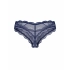 Dámská tanga Nightly Blue Crotchless Thong tm. modré - Obsessive