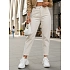 Dámské džíny UY2860 krémové - FashionStreet
