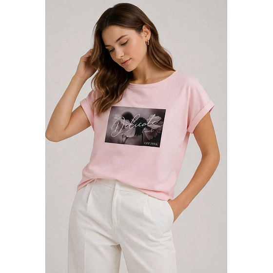 Dámské tričko BRISE růžové - Off Pink