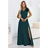 Dámské maxi šaty 669-1 lahvově zelené - Numoco