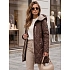 Dámská přechodová bunda s kapucí TY5769 hnědá - FashionStreet 