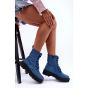Dámské kotníkové boty CLS-270 model 185042 Modrá jeans - Step in style