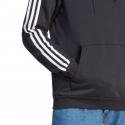 Pánská mikina 3-Stripes Hoodie M IB4028 Černá vzor - Adidas