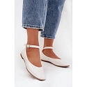 Dámské baleríny 21-42 Janelor bílé - Diamantique