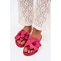 Dámské ploché nazouváky J502-5 Elzoria fuchsia - Sweet Shoes