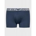 Pánské boxerky 2PACK 111769 3F720 15876 tm. modro-vínové - Emporio Armani