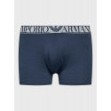 Pánské boxerky 2PACK 111769 3F720 15876 tm. modro-vínové - Emporio Armani