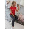 Dámské tričko 65279 červené - Kesi