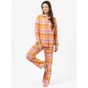 Dámské pyžamo LNS 473 B24 oranžové - Key
