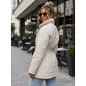 Dámská přechodná bunda TY5587 krémová - FashionStreet 