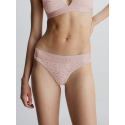 Dámská tanga 000QF7287E 7NS béžové - Calvin Klein
