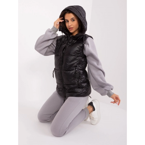 Dámská vesta D50048X80113A2 Černá - FPrice