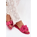 Dámské ploché nazouváky J502-5 Elzoria fuchsia - Sweet Shoes