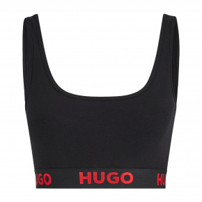 BOSS Dámská sportovní podprsenka Sporty Logo 50469631-001 - HUGO