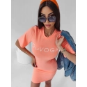 Dámské šaty 277797 lososové - Ola Voga