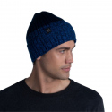 Unisex pletená fleecová čepice Igor 1208507791000 tm. modrá - Buff