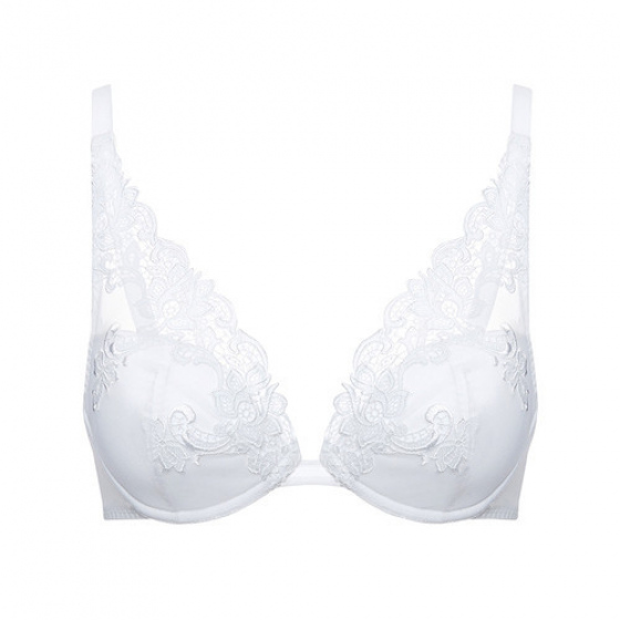 Podprsenka TRIANGLE PUSH UP 15C347 Bílá(011) - Simone Perele