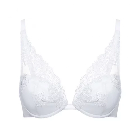 Podprsenka TRIANGLE PUSH UP 15C347 Bílá(011) - Simone Perele
