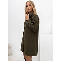 Dámské šaty PM SK W2028 26,46 khaki - FPrice