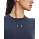 Dámské tričko Printed Extended SS SS23 tm.šedé - Under Armour