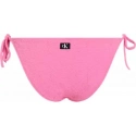 Dámské plavkové kalhotky STRING SIDE TIE BIKINI KW0KW02398 TOZ růžové - Calvin Klein