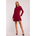 Dámské šaty M872 Bordó - MOE